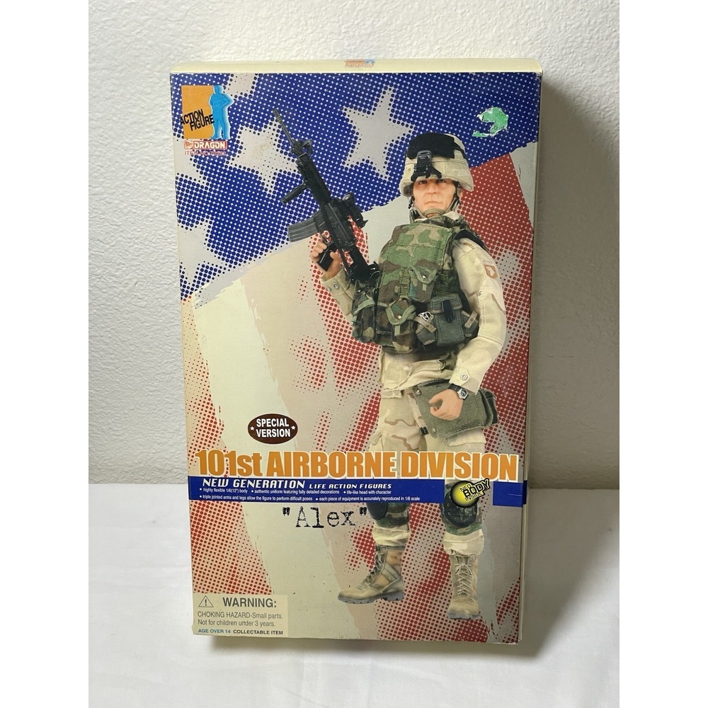 Dragon Models 101st Airborne Alex Action Figure 1/6 Scale Tan Like New 70252